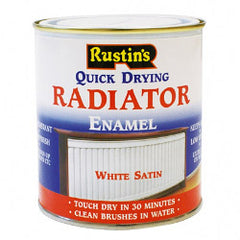 Rustins Radiator Enamel Satin 500ml