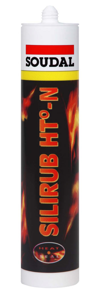 Soudal Silirub Ht-N Black 310ml cartridge