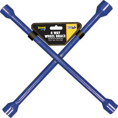 Streetwize Wheel Brace 4 Way Blue Painted