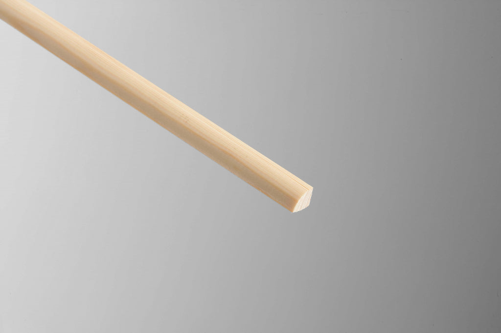 Cheshire Mouldings Quadrant Pine 12 x 12mm x 2.4m