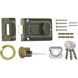 Era Traditional Door Lock 60mm Finish: Green Body Brass Cylinder