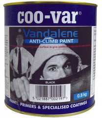 Coo-Var Vandalene Anti-Climb Paint Black 4.0kg
