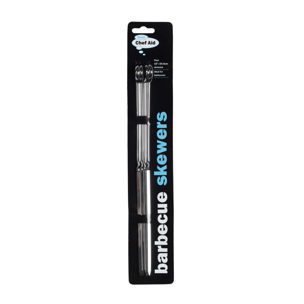 Chef Aid Skewers Carded 4 Set