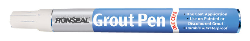 Ronseal One Coat Grout Pen Brilliant White 7ml