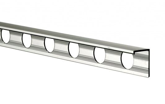 Tile Rite L Shape Tile Trim 2.4m x 10mm Chrome